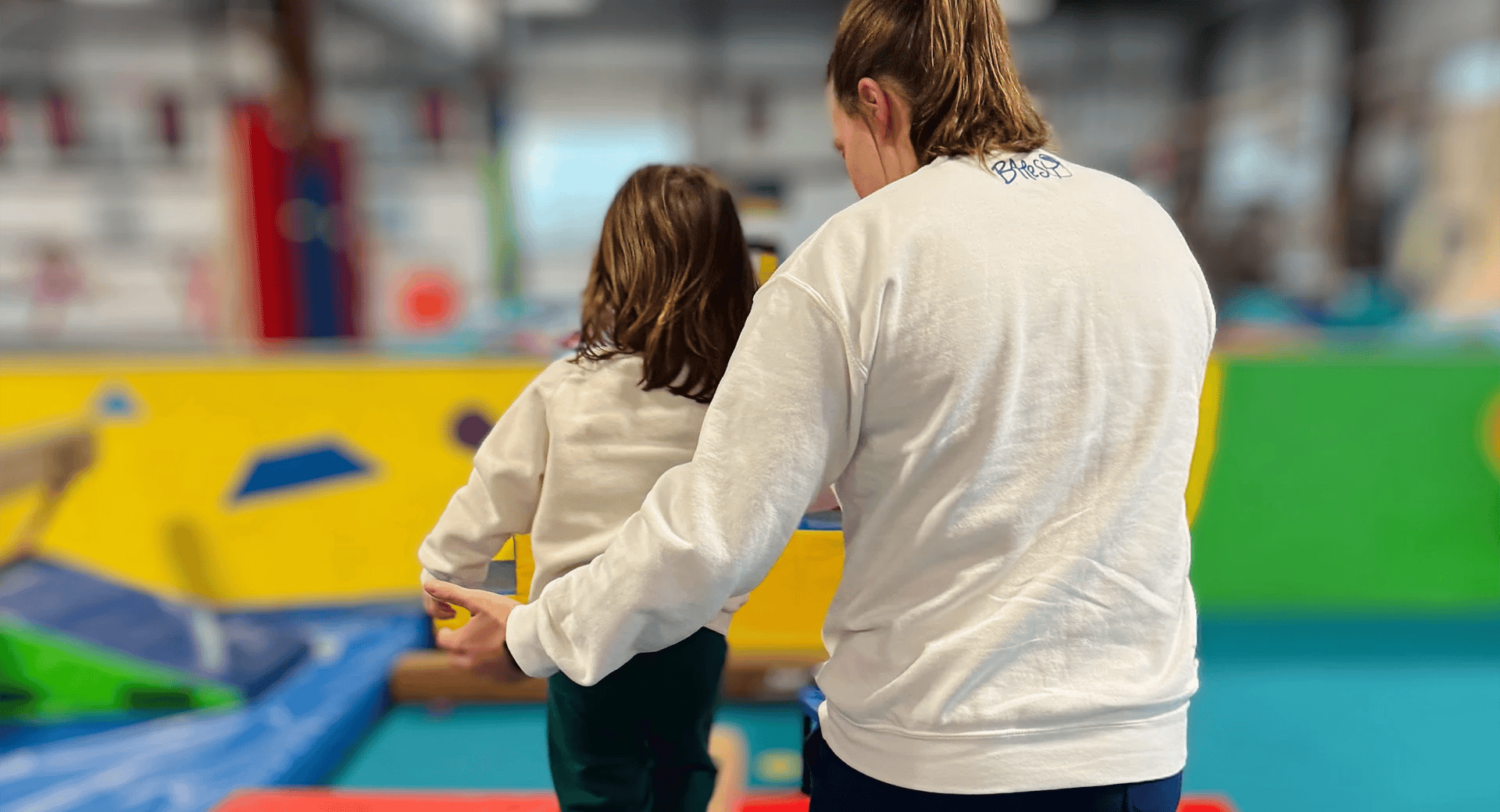 kid training with a coach at Rising Sun